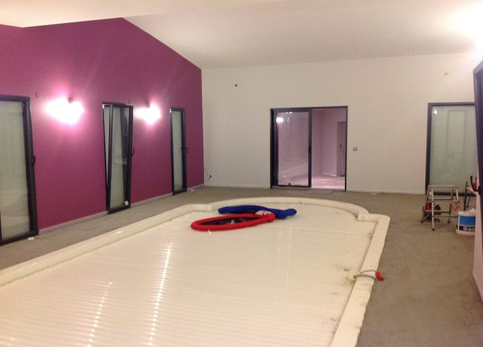réalisation construction piscine béton traditionnelle à Challans en Vendée